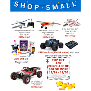 Small Business Saturday? Let's share the love all week long!